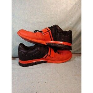 Reebok Crossfit CF174 mens size 8orange black weight lifting sneakers trainers